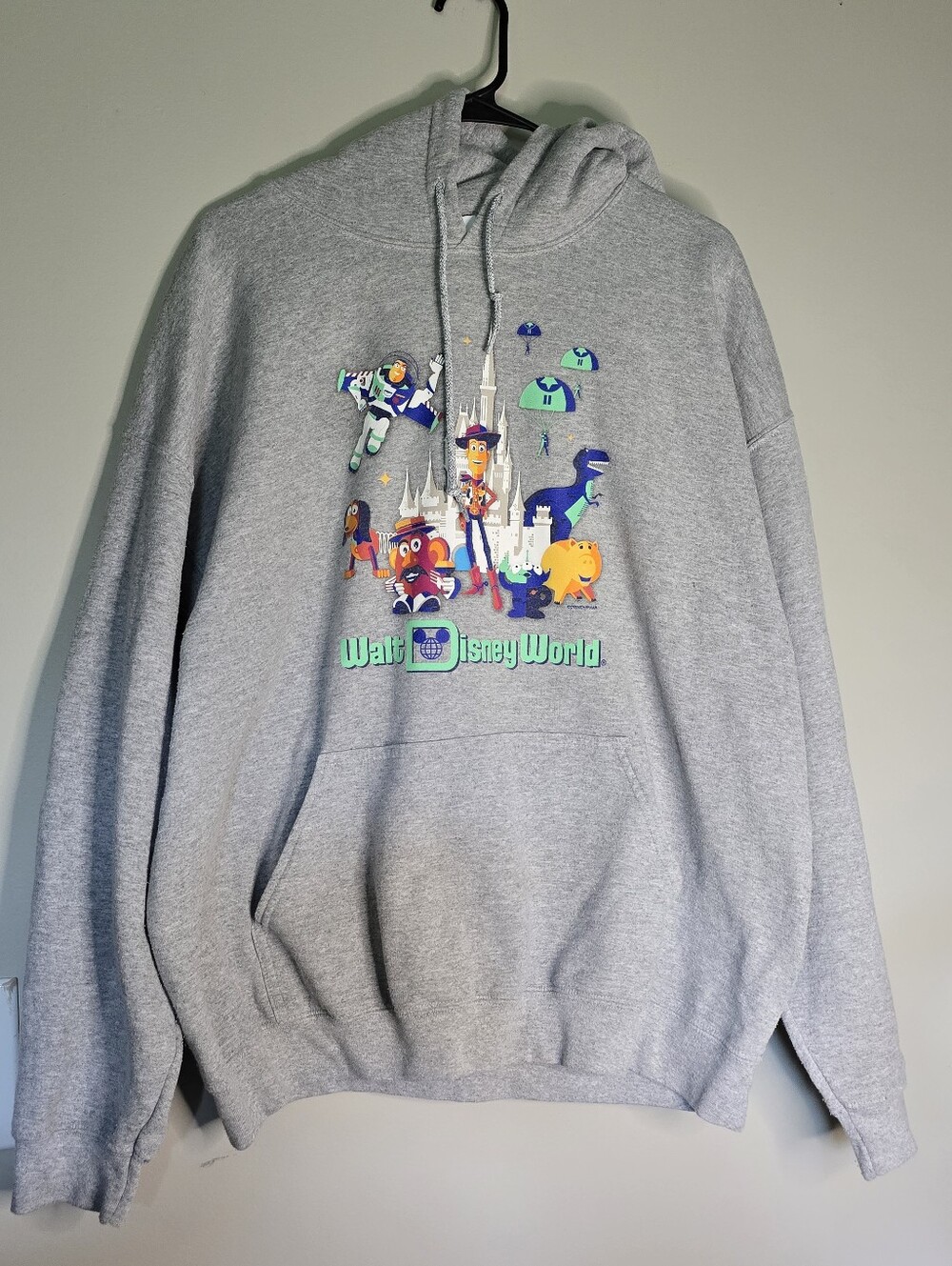 Disney Light Gray Toy Story Character Graphic Hoodie - Walt Disney World